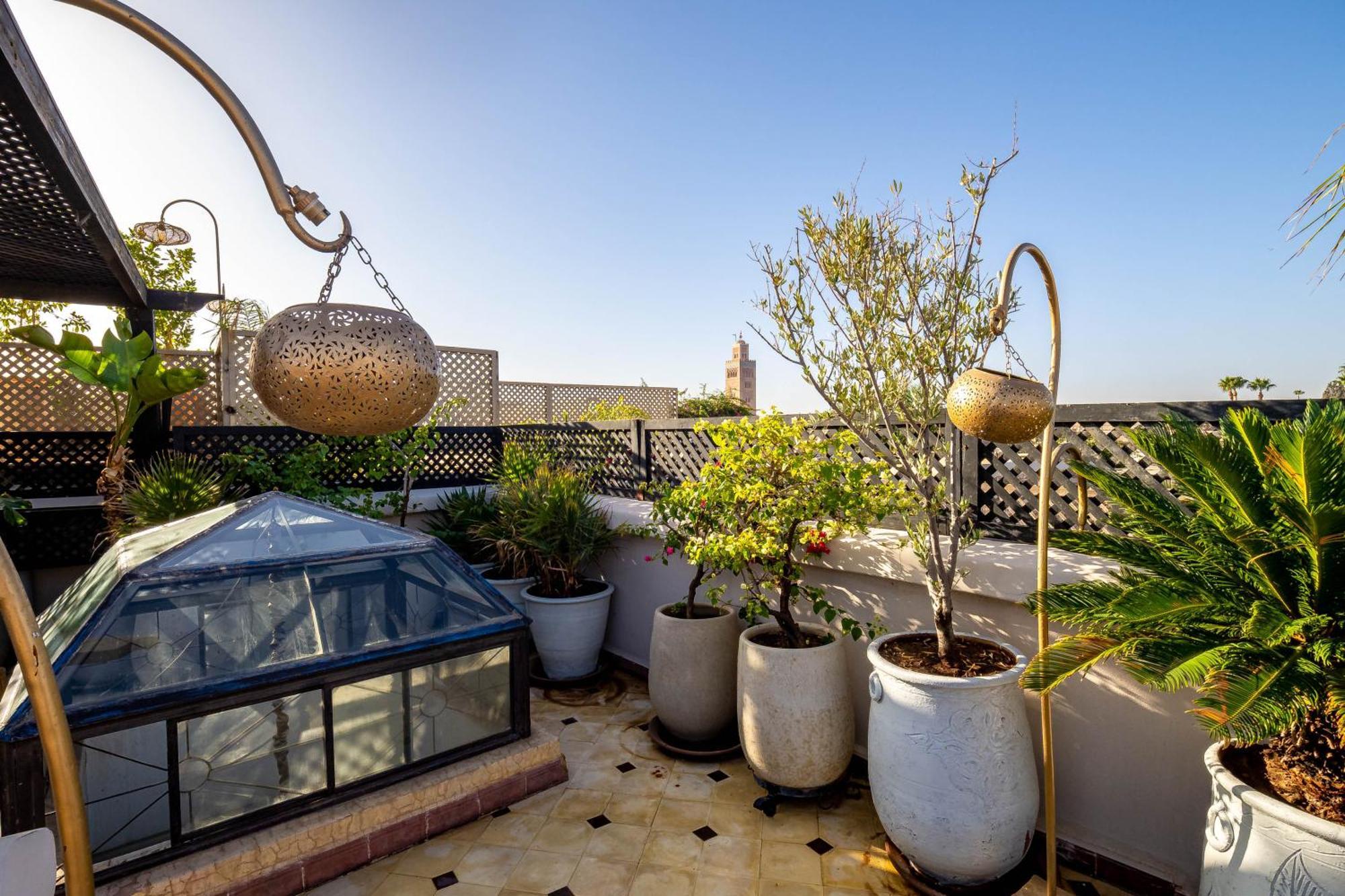 Riad La Croix Berbere Deluxe Marrakesh Eksteriør billede